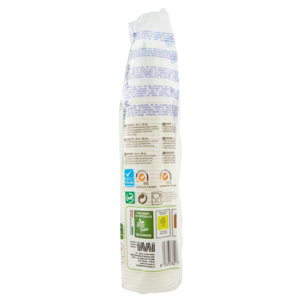 Bio Table Bicchieri 8 cl. Compostable 50 pz