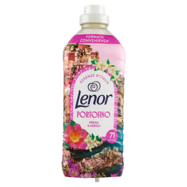 Lenor Essenze D'Italia Portofino Ammorbidente Concentrato Fresia e Neroli, 71 Lavaggi 1,491 L