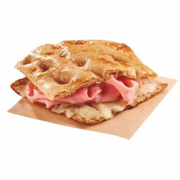 Focaccia Ripiena Prosciutto Cotto e Mozzarella