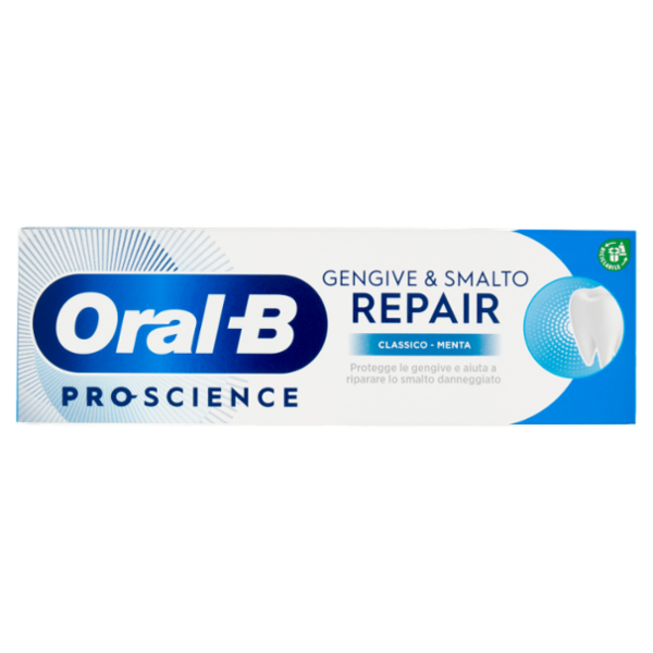 Oral-B Pro-Science Dentifricio Gengive & Smalto Repair Classico - Menta 75 ml