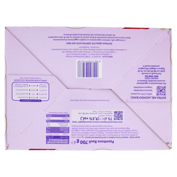 Bauli Magica Festa Panettone Bauli 700 g + Spumante Cuvée dolce Sant'Orsola 75 cl