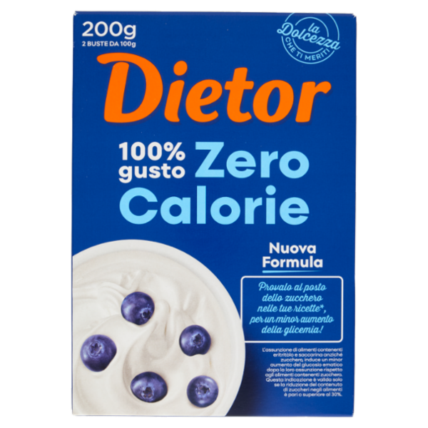 Dietor Zero Calorie Buste 2 x 100 g
