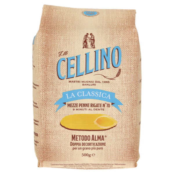 F.lli Cellino La Classica Mezze Penne Rigate N°70 500 g