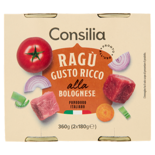 Consilia Ragù Gusto Ricco alla Bolognese 2x180 g
