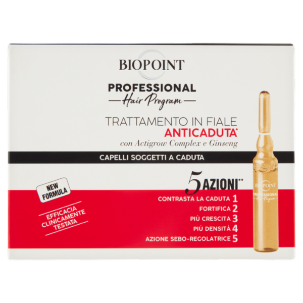 Biopoint Professional Hair Program Trattamento in Fiale Anticaduta* 10 x 7 ml