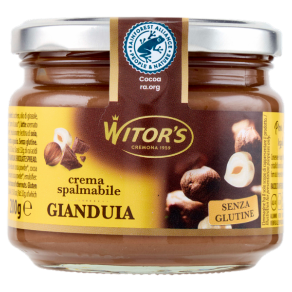 Witor's crema spalmabile Gianduia 200 g