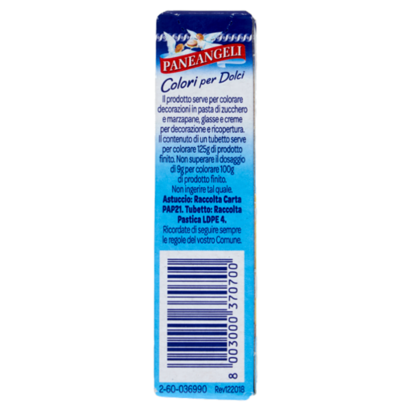 PANEANGELI decora con Colori per Dolci Giallo 10 g