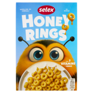 Selex Honey Rings Anellini Di Cereali Al Miele 375 g