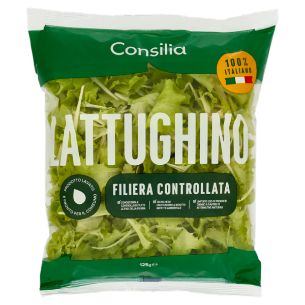 Consilia Lattughino Lavato e Pronto da Condire 125 g