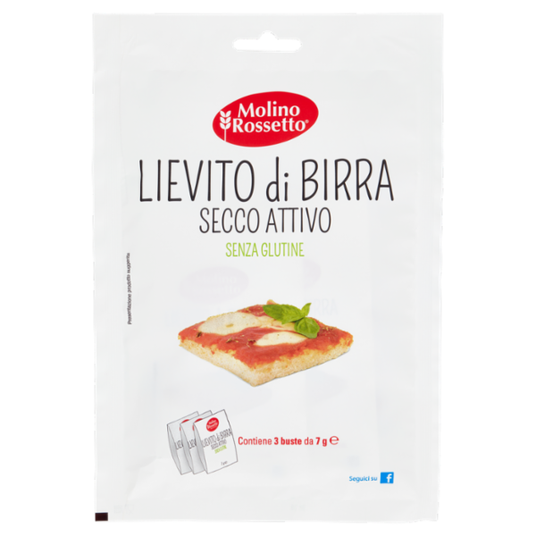 Molino Rossetto Lievito di Birra Secco Attivo Buste 3 x 7 g