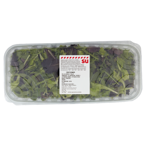 Sù Misticanza Lavata e Pronta per il Consumo in Vaschetta 400 g