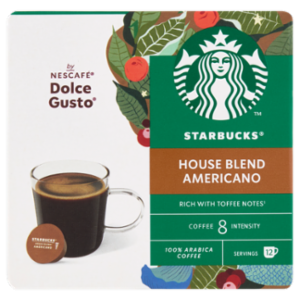 STARBUCKS House Blend By Nescafé Dolce Gusto Caffè Lungo 12 Capsule 102g