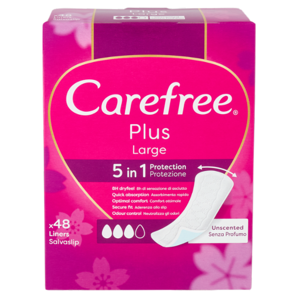 Carefree Plus Large Salvaslip 48 pz