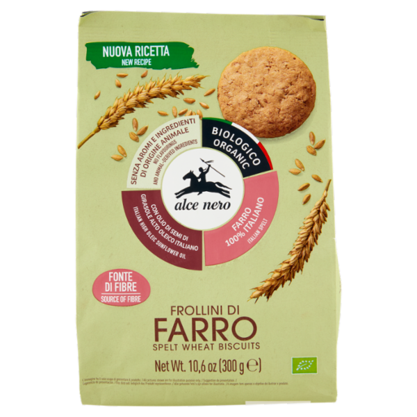 alce nero Frollini di Farro 300 g