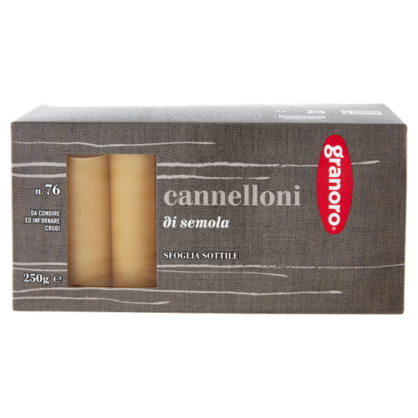 granoro n. 76 cannelloni di semola 250 g