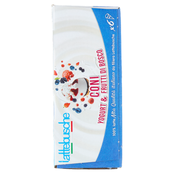 lattebusche Coni Yogurt & Frutti di Bosco 6 x 70 g