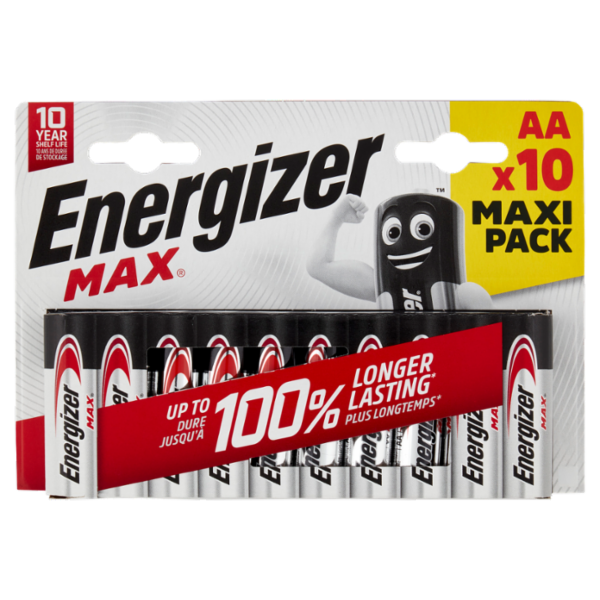 Energizer Max AA 10 pz