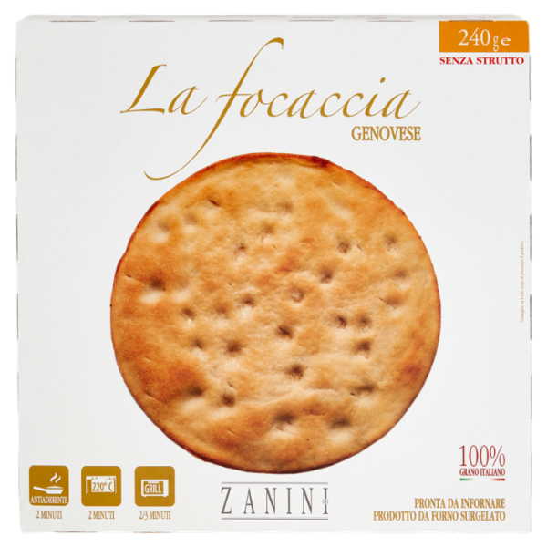Zanini la focaccia Genovese 240 g