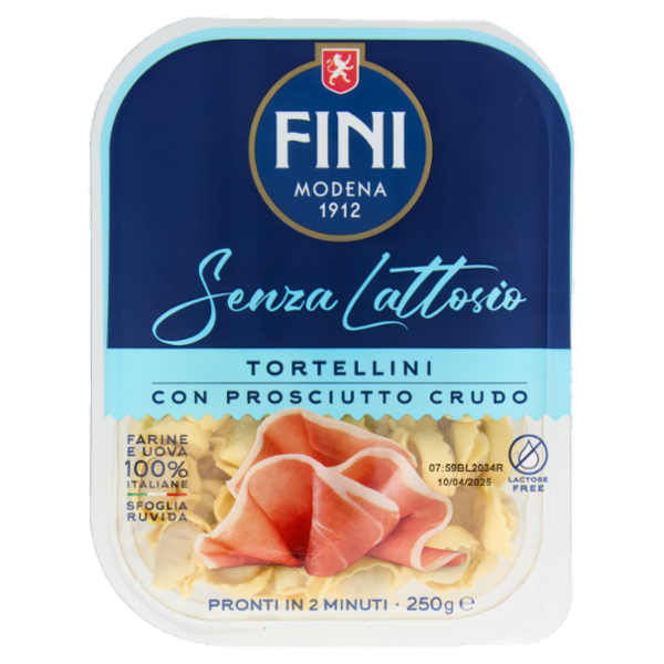 Fini Senza Lattosio Tortellini con Prosciutto Crudo 250 g
