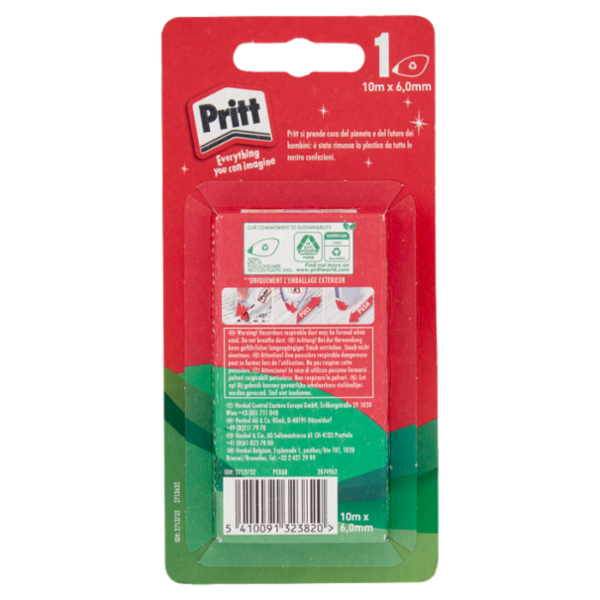 PRITT correttore Roller Compact 6,0mm 10m