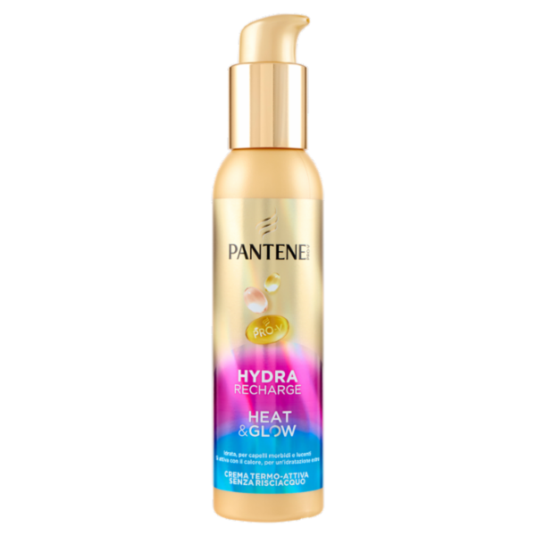 Pantene Pro-V Hydra Recharge Heat & Glow Crema Termo-Attiva Senza Risciacquo 135 ml