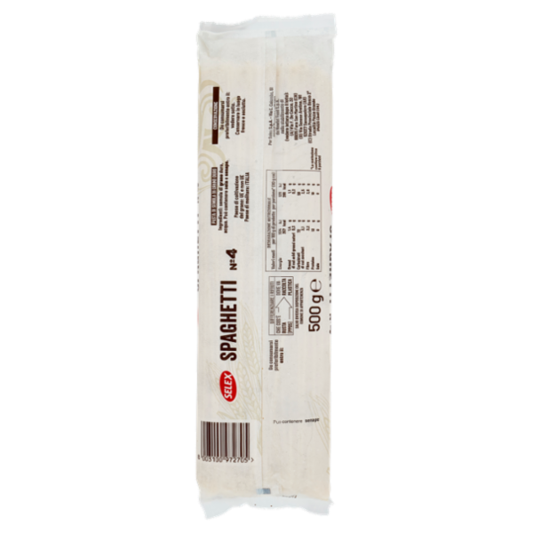 Selex Pasta di Semola Trafilata al Bronzo Spaghetti 500 g
