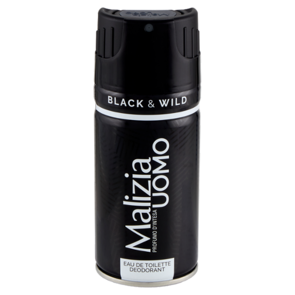 Malizia Uomo Profumo d'Intesa Eau de Toilette Deodorant Black & Wild 150 mL