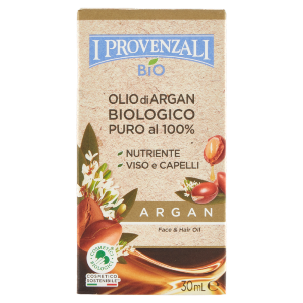 I Provenzali Bio Olio di Argan Biologico Puro al 100% 30 mL