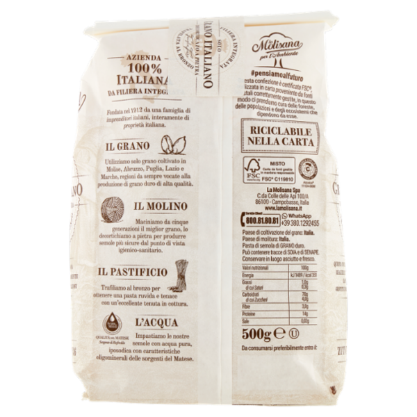 La Molisana 36 Ziti Tagliati 500 g