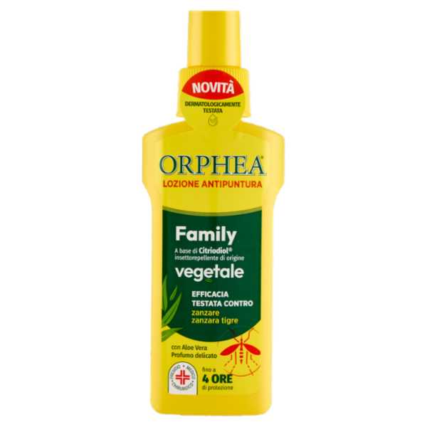 Orphea Lozione Antipuntura Family vegetale 100 ml