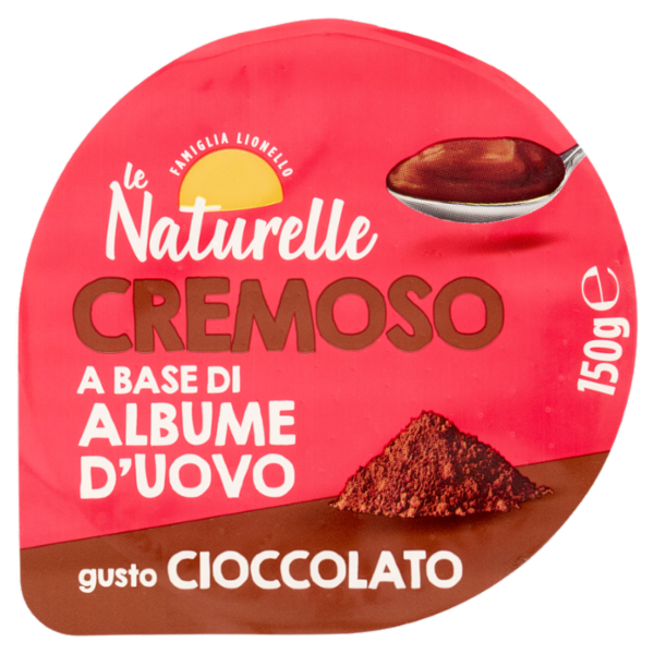 le Naturelle Cremoso a Base di Albume d'Uovo gusto Cioccolato 150 g