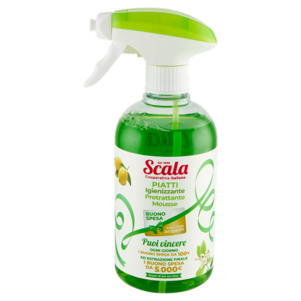 Scala Piatti Igienizzante Pretrattante Mousse 500 ml