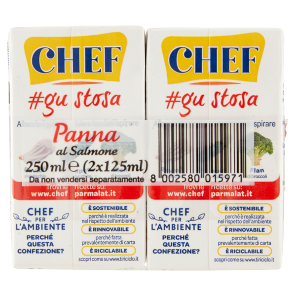 Chef Panna al Salmone 2 x 125 ml