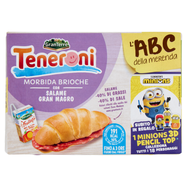Teneroni Morbida Brioche con Salame Gran Magro 170 g