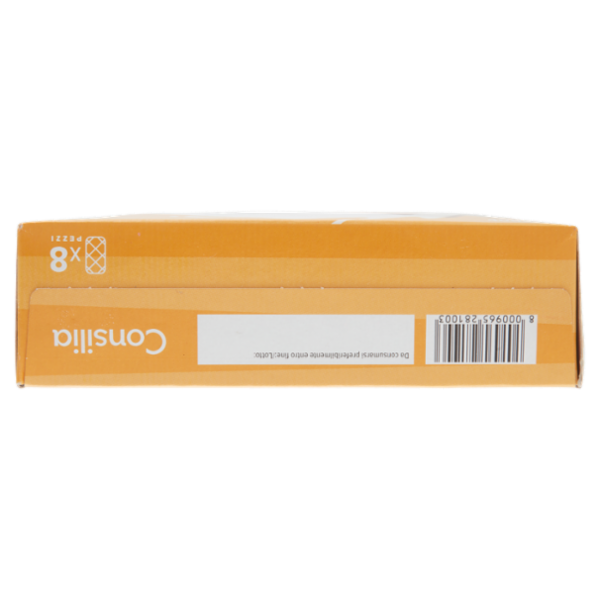 Consilia 8 Biscotti Ripieni di Gelato Vaniglia 400 g