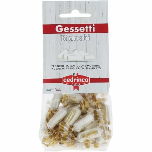 Cedrinca Gessetti Bianchi Ripieni di Liquirizia 90g