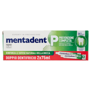 Mentadent P Prevenzione Completa Bitubo 2 x 75 Ml