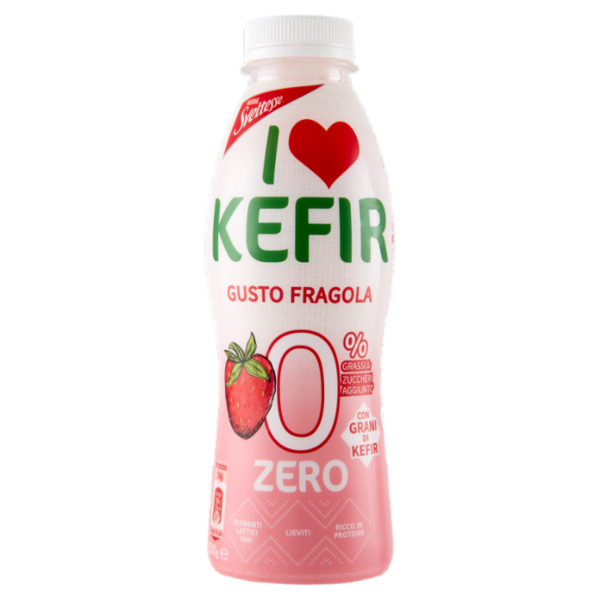 SVELTESSE I Love Kefir Gusto Fragola Zero 500 g
