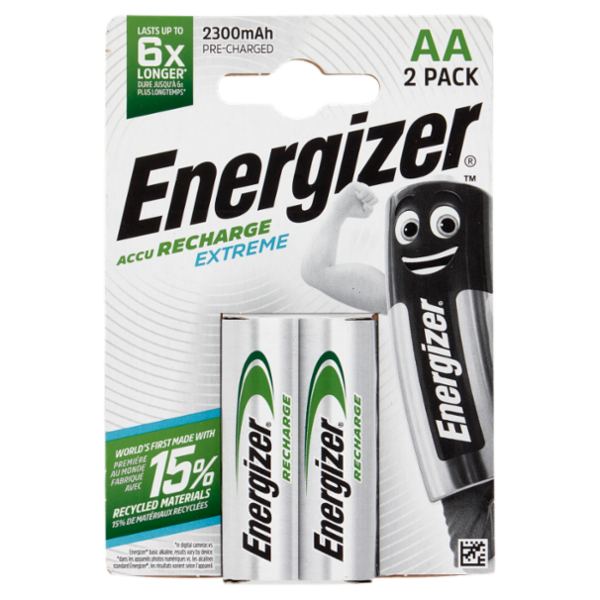 Energizer Accu Recharge Extreme AA 2 pz