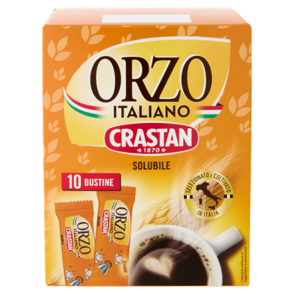 Crastan Orzo Italiano Solubile Bustine 10 x 3,5 g