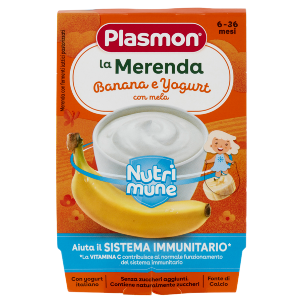 Plasmon la Merenda Banana e Yogurt Nutri mune 240 g