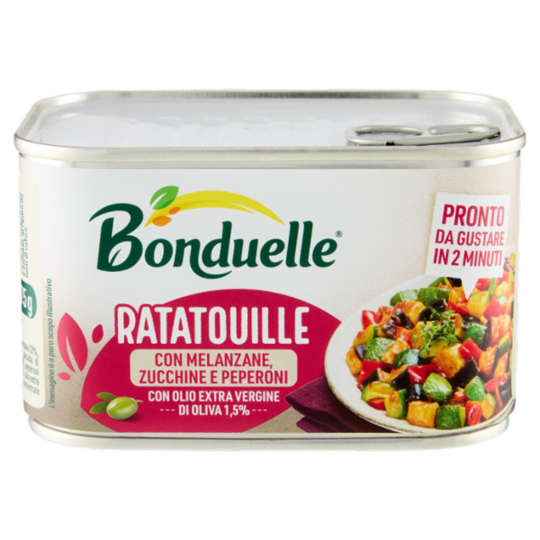 Bonduelle Ratatouille con Melanzane Zucchine e Peperoni 375 g