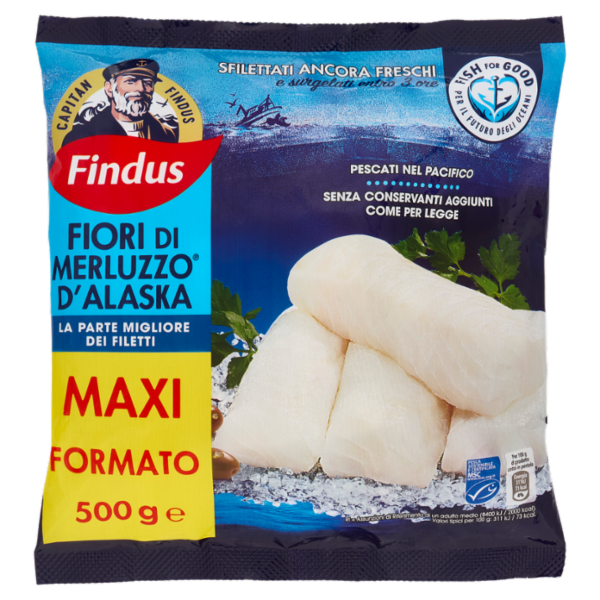Capitan Findus Fiori di Merluzzo D'Alaska 500 g