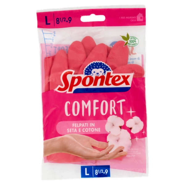 Spontex Guanti Casalinghi Comfort Taglia L