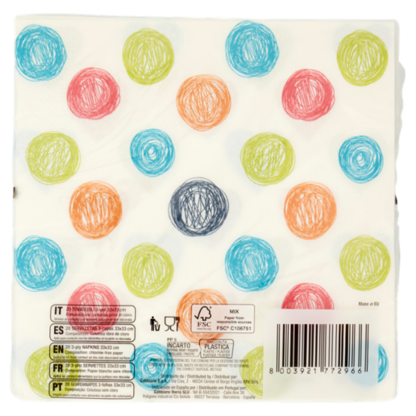 Smart Tovaglioli 3 Veli 33x33 cm 20 pz