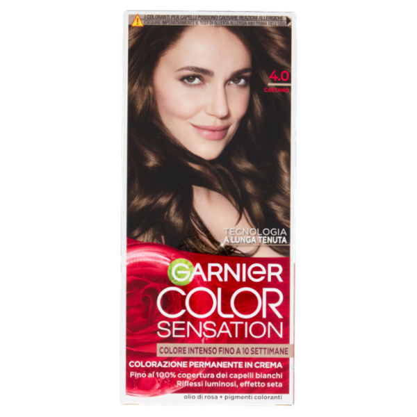Garnier Color Sensation Colorazione Permanente in Crema 4.0 Castano