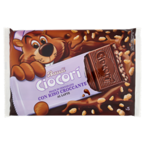 Bauli Ciocorì Snack Di Cioccolato Con Riso Croccante Al Latte 5 x 22 g