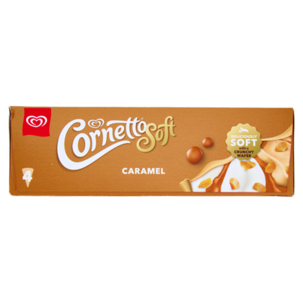 Cornetto Soft Caramel 4 x 79 g