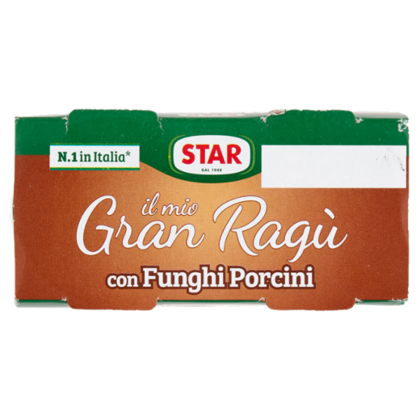 Star il mio Gran Ragù con Funghi Porcini 2 x 180 g