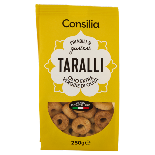 Consilia Taralli con Olio Extra Vergine d'Oliva 250 g